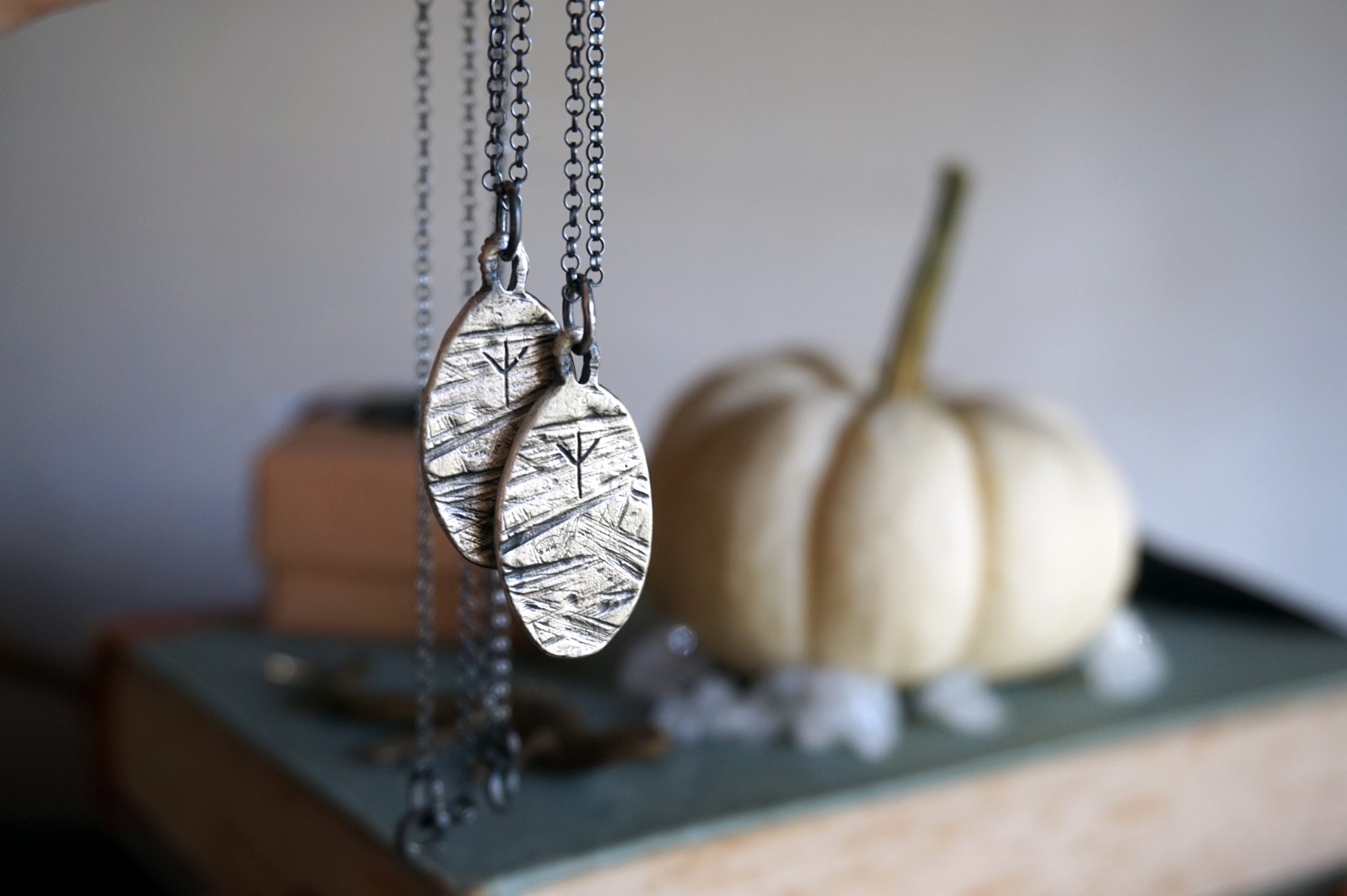 Rustic medal with two-headed snake - pendant (made to order) - Image 9