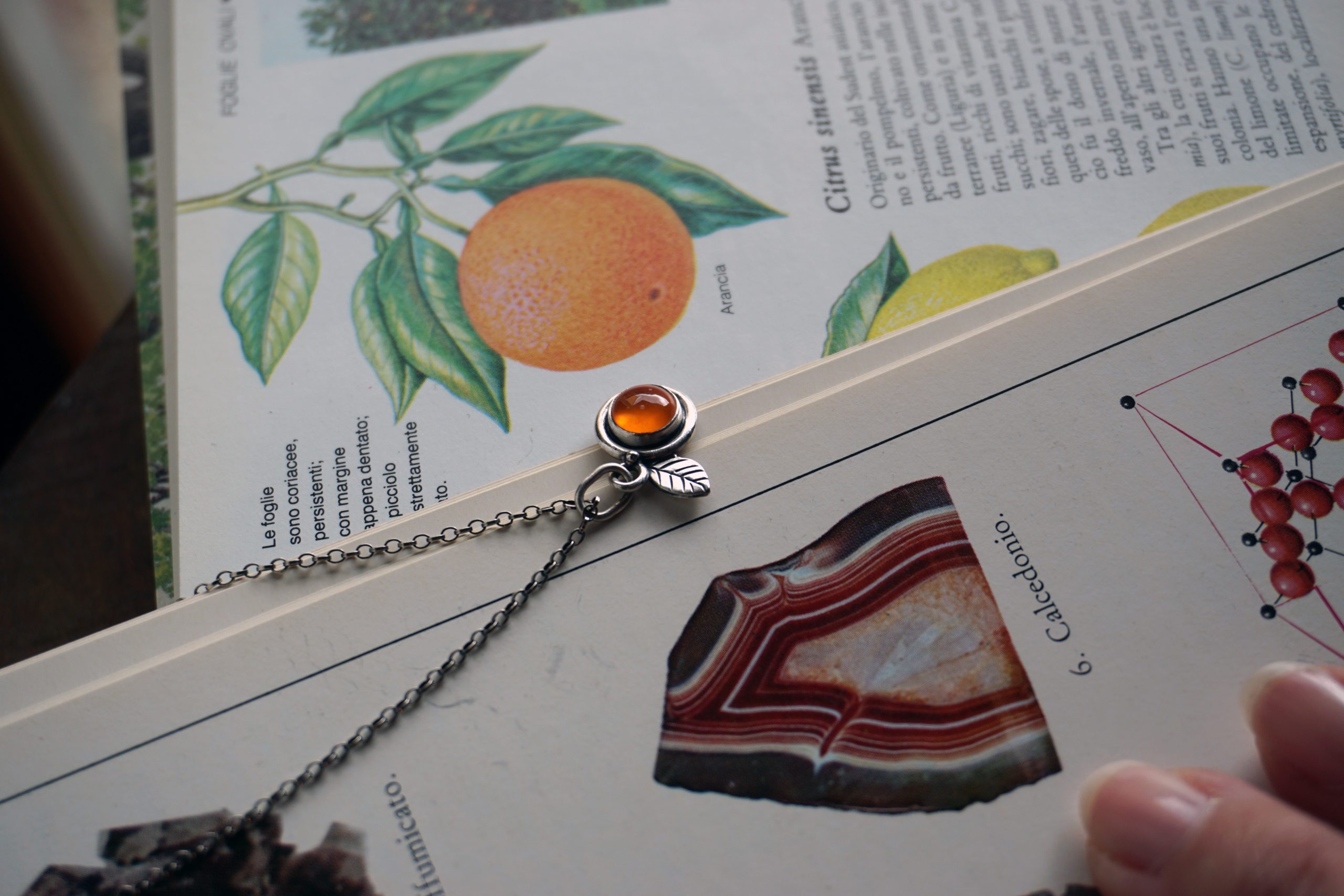 "Citrus" with carnelian - pendant - Image 3