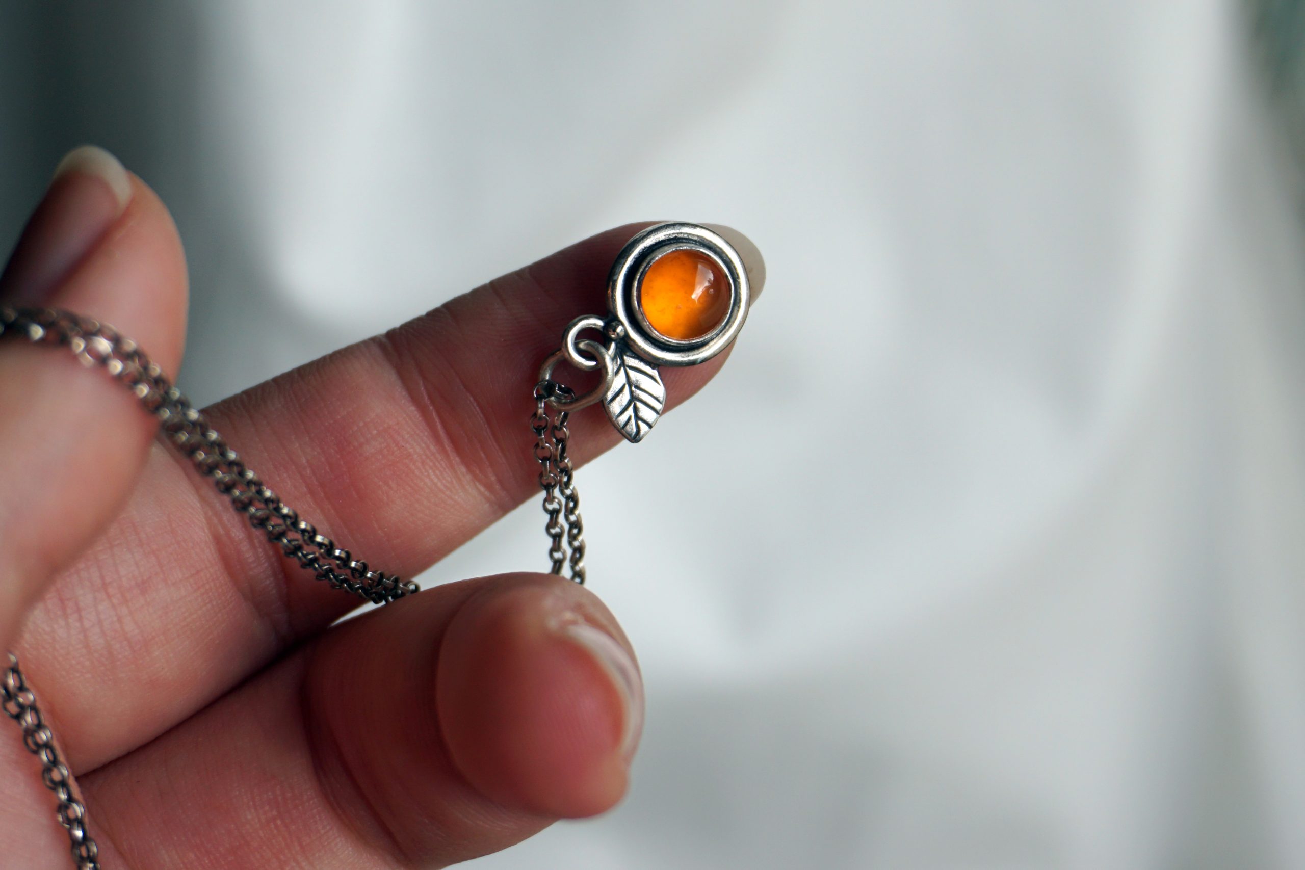 "Citrus" with carnelian - pendant - Image 6